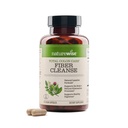 NatureWise Total Colon Care Fiber Cleanse - Natural Laxative Blend - Lassativi a base di erbe, Prebiotici, & Enzimi per Regolarità, Digestione, Peso & Gut Salute - Non-GMO - 60 capsule[30-Day Supply]