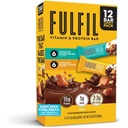 FULFIL Protein Snack Bars, 6 Cioccolato Arachidi e Caramel & 6 Caramel al cioccolato, 15g Protein, Pantry Staples, 12 Conte