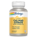 Solaray Calcium Magnesio Citrato 2:1 Ratio - Integratori di calcio per le donne e gli uomini w/Magnesium e vitamina D 2 - Bone Salute, Muscolo e Supporto di nonna - Vegan, Garanzia di 60 giorni, 15 Serv, 90 VegCaps