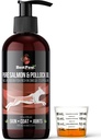 Pure Wild Alaskan Salmon & Pollock olio per cani e gatti pelle e cappotto - Fish Oil Liquid con pompa - Supporta la funzione congiunta & Heart Health - Omega 3 Liquid Food Supplement - Tutto Natural EPA + DHA - 8oz