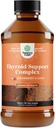 Integratore di supporto tiroideo ad alto assorbimento - Integratori di iodio liquido Vegan per il supporto tiroideo per le donne e gli uomini con il selenio di mio-inositolo e ortica di stiratura per l'energia e il fuoco potenziati