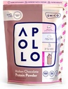 Unico Apollo Molten Chocolate Protein Powder - 20g 100% Grass-Fed Whey Protein, Egg Albumen e Casein | Non-Bloating | Low-Carb e Low-Fat | 16 Serve | Texture Non-Chalky | Best-Taste