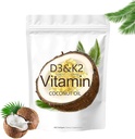 Vitamina D3 K2 Supplemento Softgels, 10000 IU D3 + 200 mcg K2, Non OGM, Gluten Free, Soy Free, 300 Count