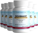 Ocusharp Vision Health Formula con Zeaxanthin, Lutein, Bilberry Exrtract, Eyebright & More - Eye Vitamin Supplement, 60 capsule (6)
