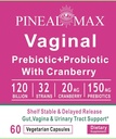 Vaginal Prebiotic+Probiotico con Mirtillo, 120 miliardi di CFU, 32 Strains, 150 mg Prebiotici