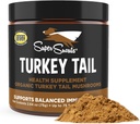 Super Snouts Turchia Tail Mushroom Supplemento polvere per cani e gatti (2.64 oz) - Organico, Made in USA Antiossidante & Inflammation Support, Supporto immunitario