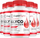 (5 Pack) SugarSync Glycogen – Pulitore di Capsule Sync di Zucchero, Pillole Sync di Zucchero, Formula avanzata per il benessere generale, Recensioni SugarSync, 300 Capsule