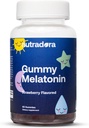 Melatonin Kids Sleep Gummies - Sleep Gummies for Children and Adults Aiuta a Regolare il sonno, Wake Cycle, Relax, Migliorare l'eccellenza del sonno, Fragola Flavor, Made in USA, 60 Gummies