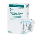 Globe (Box 144 Hydrocortisone 1% Crema di massima resistenza, (0.9g Single Packet) Crema anti-Itch per la Redità, Gonfiore, Itching, Rash, Bug/Mosquito Bites, Eczema, Hemorrhoids & More