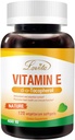 Lovita Vitamina E 400 IU Softgels, Vitamina Naturale E 268 mg (come D Alpha Tocopherol), Vegan Vitamin E per la pelle sana, Capelli, Unghie e Supporto Sistema Immune, 120 Softgel vegetariani