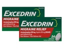 Excedrin Migraine Pain Reliever Caplets, 24 Conte (Pacchetto di 2)