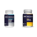 Pacchetto di varietà di resistenza ultra Roctane dell'energia di GU; Capsule elettroliti e aminoacido a catena di ramo BCAA con capsule di vitamina B, 2 bottiglie (110 Totale)
