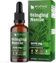 Estratto di radice di ortica Gocce 2000mg (Urtica dioica L.) Integratore di erbe Absorbs Meglio di capsule, 1 mese di fornitura, 84 Serve, Alcol-Free Tincture - 2 Oz, Confezione da 1