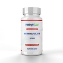 Methyl-Life® L-Methylfolate 10 mg - Chewable Active Folate Tablets con forma ultrapura di Cerebrofolate® (L-5-MTHF, Calcium) | Vegan, Non-OGM, Gluten-Free | 90 Chewable Tablet