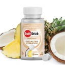 SaltStick Electrolyte FastChews - 60 Coconut Ananas Chewable Electrolytes - Compresse di sale per l'esecuzione e l'idratazione, Electrolyte Chews - 60 Conte