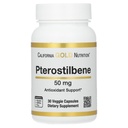 California Gold Nutrition Pterostilbene, 50 mg, 30 capsule vegetali
