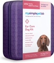 MySimplePetLab Ear Care Dog Kit I Medicated Tris Flush Dog Ear Cleaner I Trattamento di infezione con Ketoconazole I Hydrocortisone Drops I Comfort for Smelly, Itchy, or Sore Ears