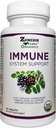 Zenesis Labs Organic Immune Support Supplemento Vitamina C, Moringa, Elderberry, Astragalus, Oregano, Ginger, Aglio (90 compresse, 30 giorni di alimentazione)