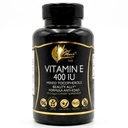 Cocó Marzo N.M.D Vitamina Naturale E 400 IU-Mixed Tocopherols, Beauty Ally, Alimentazione 3 Mesi - Gluten Free, Paleo Friendly, Dairy Free, Keto Friendly, OGM Free, 100 Softgels