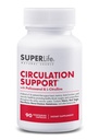 Supporto per Circolazione - con bacche di biancospino, Ginkgo Biloba, Broom di macellaio, Castagno di cavallo, L-Arginina & Ginger Root | Promuove sangue sano, ossigeno & Nutriente Flow | Supplemento - 90 capsule