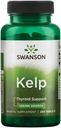 Swanson Premium Brand Kelp - Sorgente di iodio naturale che supporta la salute della tiroide - Supplemento minerale w/Iodine Sorgente standardizzata 0.4% - (250 compresse, 225mcg ciascuno)
