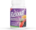 Reload! per le donne, tutto naturale, multivitaminico, multiminerale e antiossidante con 24 Frutta e Verdura come pure Biotina per capelli, pelle e unghie. 1 mese di fornitura.