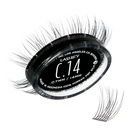 Lashify Curl 14mm Gossamer DIY Estensioni della ciglia ricarica, nero, facile False Ciglia per un look naturale