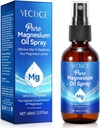 Olio di Magnesio Spray, Olio di Magnesio per Piedi, Pure Magnesium Spray 2 Fl.Oz, 100% Pure & Natural Magnesium Body Spray, Topical Magnesium Spray, Deodorante Naturale, Facile da assorbire e utilizzare