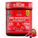 Six Star Pre-Workout Polvere per gli uomini e le donne, Fruit Punch (30 Serve) - Preworkout Explosion 2.0 Energy Powder Drink Mix con Beta-Alanine & Caffeine - Prodotti per l'alimentazione sportiva