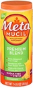 Metamucil Premium Blend Psyllium Fiber Powder Sugar-Free con Stevia Orange - 14.6 oz