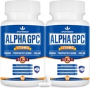 15-in-1 Alpha GPC Supplemento con Phosphatidylserine, Uridine, L-teanina, Lion's Mane Mushroom, 120 capsule
