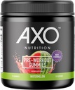 Pre-Workout Energy Gummies, Aroma di anguria, 75 Gummies, 1 Conte Caffeina, Alpha GPC, B12, Cromo Picolinato, L-teanina, Vegan, Non OGM, Senza Nut, Senza glutine