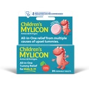 MYLICON Rilievo per bambini per bambini, 24 Tavolini Chewable Aromat Cherry
