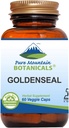 Pure Mountain Botanicals Goldenseal Capsule - Kosher Vegan Caps con 250mg Organic Goldenseal Root Supplemento