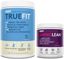RSP NUTRITION AminoLean Pre Workout Energy (BlackBerry Pomegranate 30 Serve) con TrueFit Protein Powder (Vanilla 2 LB)