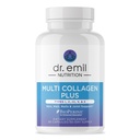 DR. EMIL NUTRITION Pillole Multi Collagen donna | Integratori di collagene | Support Hair, Skin, Nails & Joints | Integratori di collagene idrolizzati | Tipi I, II, III, V & X | 90 Capsule