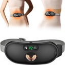 Riscaldamento Pad per periodi, Riscaldamento veloce con 6 livelli di calore e 6 modalità di massaggio, Pad riscaldante mestruale portatile, Massaggiatore per le donne e le ragazze, Nero