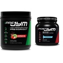 JYM Supplement Science PRE JYM 30 Serve - Fragola Kiwi & post-allenamento con BCAA, Glutamina, Creatina HCL, Beta-Alanine e altro, Blue Arctic Freeze, 30 Serve, 22 Oz