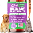 Trattamento Cane e Gatto UTI con Mirtillo & D-Mannose, Timone, Rene, Supporto per l'Incontinenza, Tratto urinario sano per cani, Miglior Trattamento delle infezioni del tratto urinario del gatto, Gocce facili da usare, 2 oz