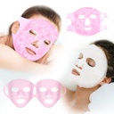 Set di maschere per il ghiaccio riutilizzabile - Terapia calda e fredda per l'emicrania, Dolore ai denti di Saggezza, Rilievo di Puffiness con 2 coperture in silicone, Gel Pad di raffreddamento per il gonfiore