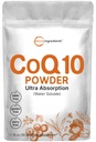 Micro Ingredienti Acqua Solubile COQ10 Supplemento (COQ10 200mg Per Serving in Polvere Form), 50 Grammi (8 Mesi di Alimentazione), Assorbimento Extra, Supporta la salute di cuore e di energia, Vegan Friendly