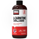 Fattore di forza L-carnitina liquido 3000mg, supplemento di resistenza massima per sostenere il metabolismo grasso, l'energia cellulare e il recupero del muscolo, l'assorbimento elevato, non OGM, il sapore di bacche, la bottiglia di 16 oz