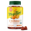 MegaFood C Defense Daily Immune Support Supplemento - Chewable Vitamin C Gummies, Tangy Citrus Flavor, Realizzato con cibo reale come Arancione & Cranberry, Vegan, Gluten-Free - 70 Gummy Vitamins, 35 Servings
