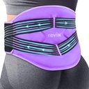 REVIX Pacchetti di ghiaccio di grandi dimensioni riutilizzabili con cinghie di compressione, Avvolto di ghiaccio inferiore regolabile per lombare, Nerve Sciatica, Fodera morbida Plush, Terapia di compressione fredda