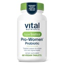 Iperbiotici vitali Nutrienti Pro Donne Probiotici per le donne | Probiotici vaginali per PH Balance | Probiotici orali per la salute vaginale e la salute del tratto urinario | 6 Strains mirati | 60 compresse vegane