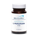 MethylPro L-metilfolate 5 mg - Supporta una mentalità sana - Folato attivo per il supporto di metilazione e reazioni biochimiche - altamente biodisponibile - Dosaggio flessibile - 30 Serve - 30 Capsule