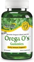 NORTH AMERICAN HERB & SPICE Orega O’s - 60 Gummies con Wild Mountain Oregano & Black Seed Oil - Non-GMO - 30 Serve