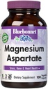 Bluebonnet Nutrition Magnesium Aspartate, Stress Relief*, Bone Health*, Heart Health*, Non OGM, Vegan, Kosher Certified, Gluten-Free, Soy-Free, Dairy-Free, 100 Capsule Vegetali, 50 Serve