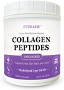 Peptidi di collagene idrolizzato polvere di collagene tipo I e III, supporta capelli, unghie e giunti. Non aromatizzato 41 Serve 15.9 Oz. Grass-Fed Pastured-Raised.